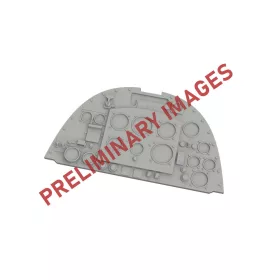   Eduard Accessories Spitfire Mk.VIII LööK   AIRFIX - LööK műszerfal- és biztonságiöv-készlet