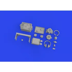   Eduard Sd.Kfz. 251/1 Ausf. C radio equipment PRINT 1/35 ACADEMY – makett-kiegészítő