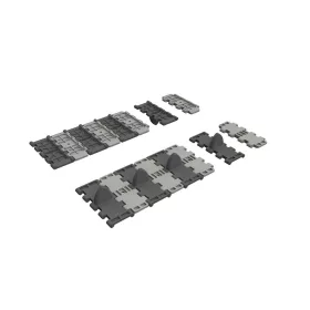   Eduard Accessories T-34 V pattern tracks PRINT for Tamiya - T-34 V pattern lánctalpak – 3D nyomtatott