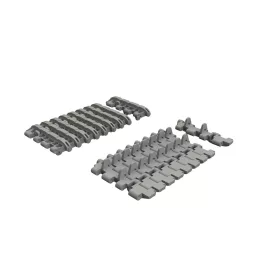   Eduard Accessories Tiger I early tracks PRINT for Tamiya - Tiger I korai lánctalpak – 3D nyomtatott