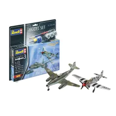   Revell Gift Set Combat Set Me262 & P-51B 1:72 repülőgép makett 63711R