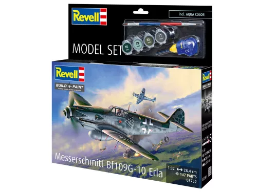 Revell Model Set Messerschmitt Bf109G-10 Erla – 1:32 repülőgép makett