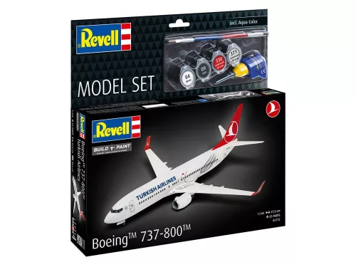 Revell Model Set Boeing 737-800 Turkish Airlines – 1:144 repülőgép makett