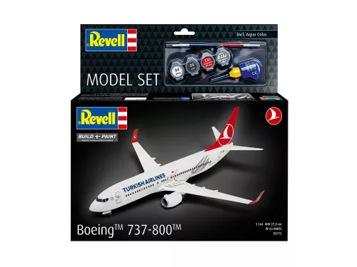 Revell Model Set Boeing 737-800 Turkish Airlines – 1:144 repülőgép makett