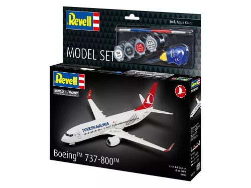 Revell Model Set Boeing 737-800 Turkish Airlines – 1:144 repülőgép makett