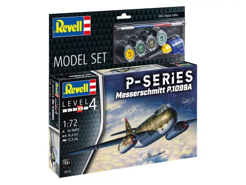 Revell Model Set Messerschmitt P.1099A - P-Series – 1:72 repülőgép makett