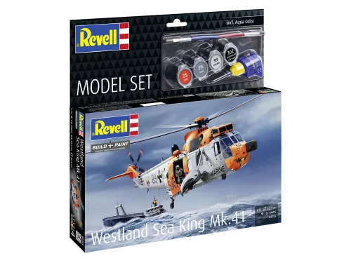 Revell Model Set Westland Sea King Mk. 41 – 1:72 helikopter makett