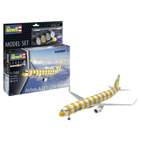   Revell Model Set A321-200 Condor – 1:144 repülőgép makett