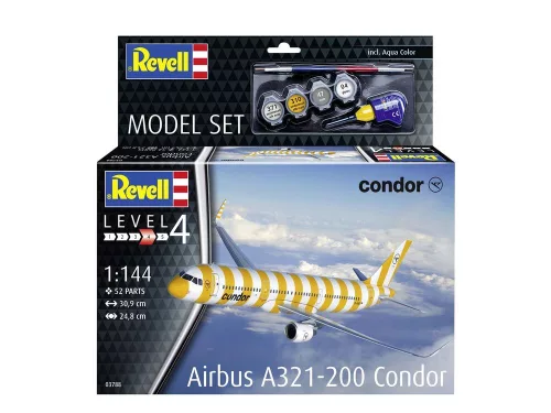 Revell Model Set A321-200 Condor – 1:144 repülőgép makett