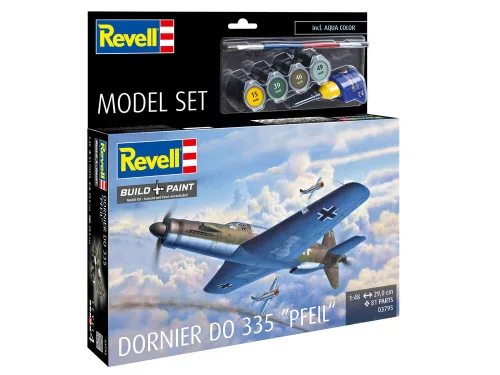Revell Model Set Do335 Pfeil – 1:48 repülőgép makett
