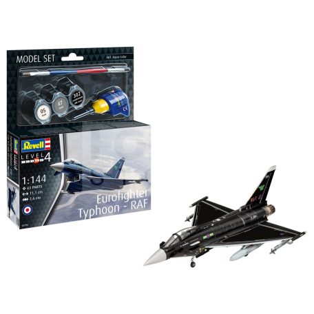 Revell Modellkészlet Eurofighter Typhoon - RAF Repülőgép makett 63796R