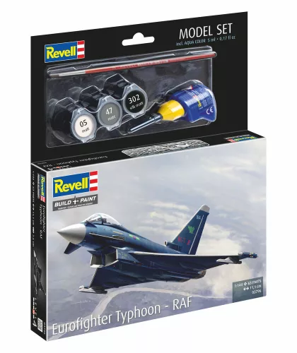 Revell Model Set Eurofighter Typhoon - RAF – 1:144 repülőgép makett