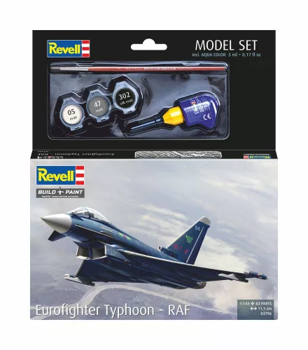 Revell Model Set Eurofighter Typhoon - RAF – 1:144 repülőgép makett