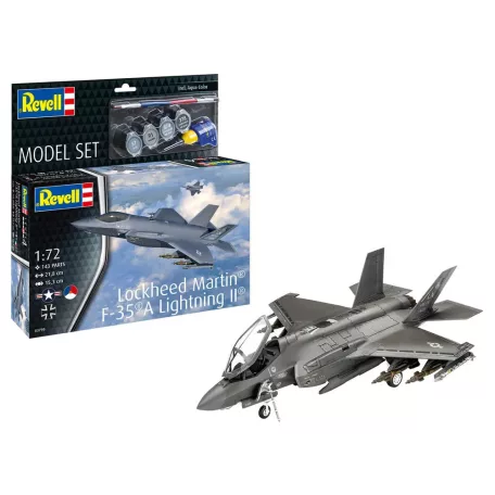 Revell Model Set Lockheed Martin® F-35®A Lightning II® 1:72 repülőgép makett 63799R
