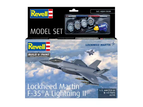 Revell Model Set F-35A – 1:72 repülőgép makett
