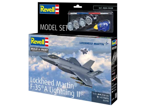 Revell Model Set F-35A – 1:72 repülőgép makett