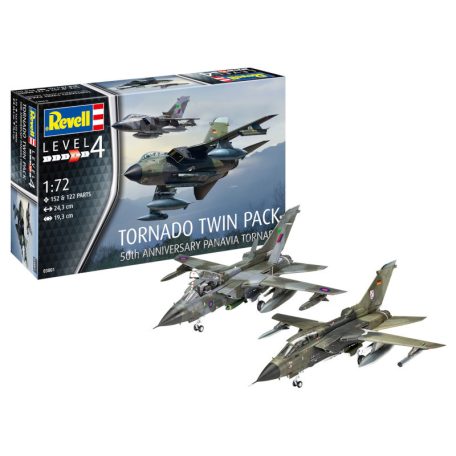 Revell Model Set 50th Anniversary Tornado 1:72 repülő makett 63801R