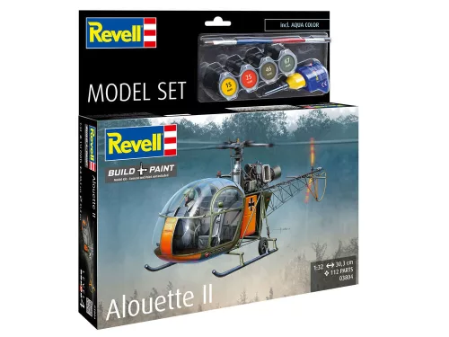 Revell Model Set Alouette II – 1:32 helikopter makett