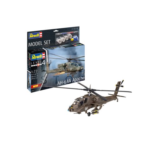 Revell Model Set AH-64A Apache 1:72 helikopter makett 63824R