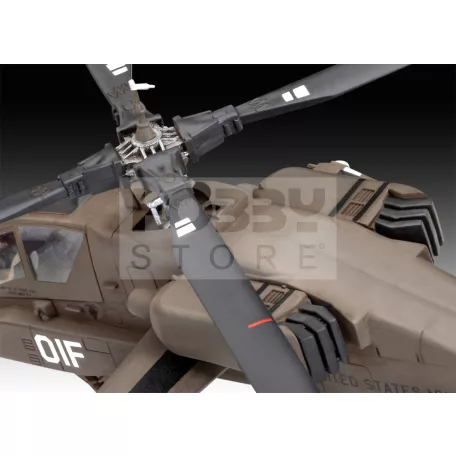 Revell Model Set AH-64A Apache 1:72 helikopter makett 63824R