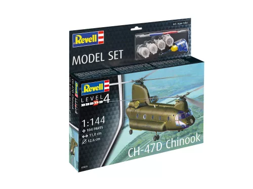 Revell Model Set CH-47D Chinook – 1:144 helikopter makett