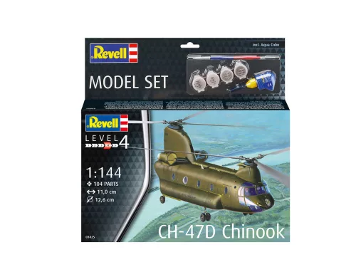Revell Model Set CH-47D Chinook – 1:144 helikopter makett