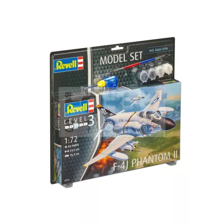 Revell Model Set F-4J Phantom II 1:72 repülőgép makett 63941R