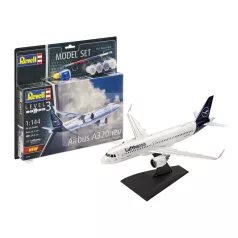   Revell Model Set Airbus A320 Neo Lufthansa 1:144 repülő makett 63942R