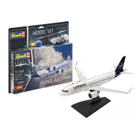   Revell Model Set Airbus A320neo Lufthansa "New Livery" – 1:144 repülőgép makett