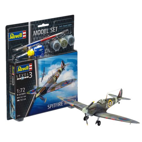 Revell Model Set Spitfire Mk. IIa 1:72 repülő makett 63953R