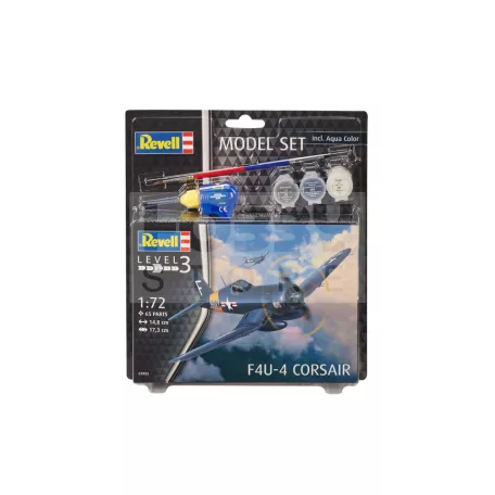 Revell Model Set - F4U-4 Corsair 1:72 repülőgép makett 63955R