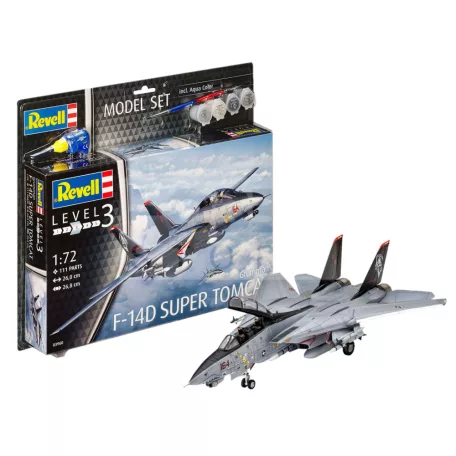 Revell Gift Set F-14D Super Tomcat 1:72 repülőgép makett 63960R
