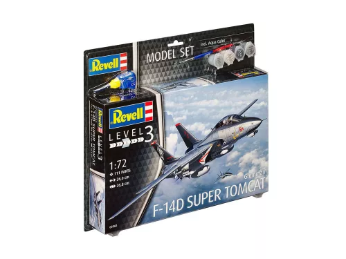 Revell Model Set Grumman F-14D Super Tomcat – 1:72 repülőgép makett
