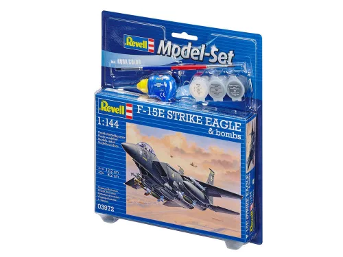 Revell Model Set F-15E Strike Eagle with Bombs – 1:144 repülőgép makett