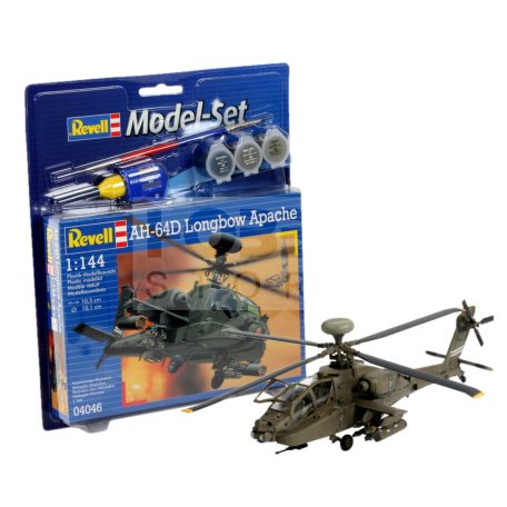 Revell Model Set - AH-64D Longbow Apache 1:144 helikopter makett 64046R