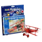 Revell Model Set Fokker Dr. 1 Triplane 1:72 repülő makett 64116R