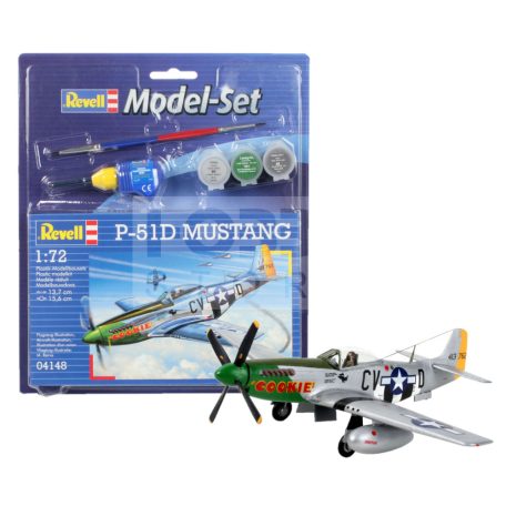 Revell Model Set P-51D Mustang 1:72 repülő makett 64148R
