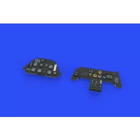   Eduard Accessories Bf 109E LööK f.Eduard - LööK műszerfal- és biztonságiöv-készlet