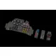 Eduard Accessories Me 262A LööK for Tamiya - LööK műszerfal- és biztonságiöv-készlet
