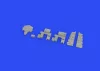 Eduard Accessories F-4B LööK for TAMIYA - LööK műszerfal- és biztonságiöv-készlet