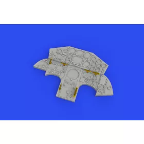   Eduard Accessories F-104 ASA/M LööK for KINETIC - LööK műszerfal- és biztonságiöv-készlet