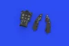 Eduard Accessories Vampire F.3 Löök for AIRFIX - LööK műszerfal- és biztonságiöv-készlet