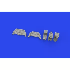   Eduard Accessories F-16D Block 30 LööK 1/48 KINETIC - LööK műszerfal- és biztonságiöv-készlet
