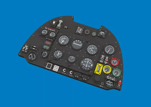 Eduard Accessories Spitfire Mk.IXe LööK for Airfix - LööK műszerfal- és biztonságiöv-készlet