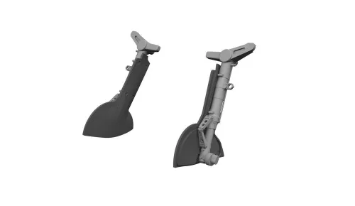 Eduard Accessories Spitfire Mk.IXe LööKplus w/ fishtail exhausts for Airfix - Spitfire Mk.IXe halfarkú kipufogókkal – komplett feljavító csomag