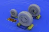 Eduard Accessories F-16 late wheels (KIN) - kerékkészlet