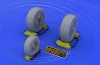Eduard Accessories F-16 late wheels (KIN) - kerékkészlet