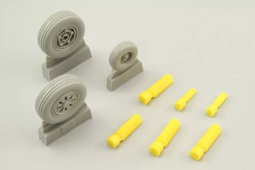 Eduard Accessories F-22A wheels für Hasegawa - kerékkészlet