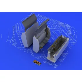   Eduard Accessories MiG-21 wheel wells for Eduard - futóműakna-részletező készlet