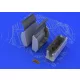 Eduard Accessories MiG-21 wheel wells for Eduard - futóműakna-részletező készlet